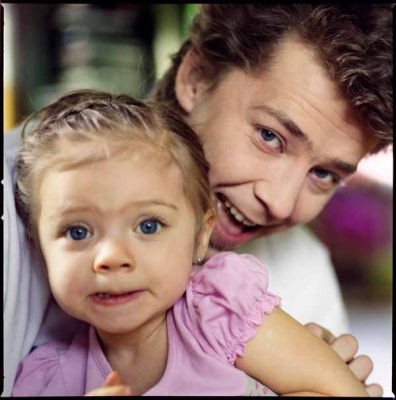 Zdjęcie: Bartosz Obuchowicz z córką, SUKCES