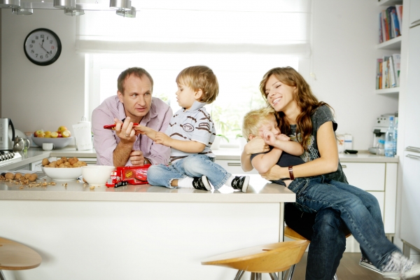 Zdjęcie: Marek Kościkiewicz z rodziną